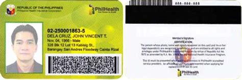 philhealth number sample.